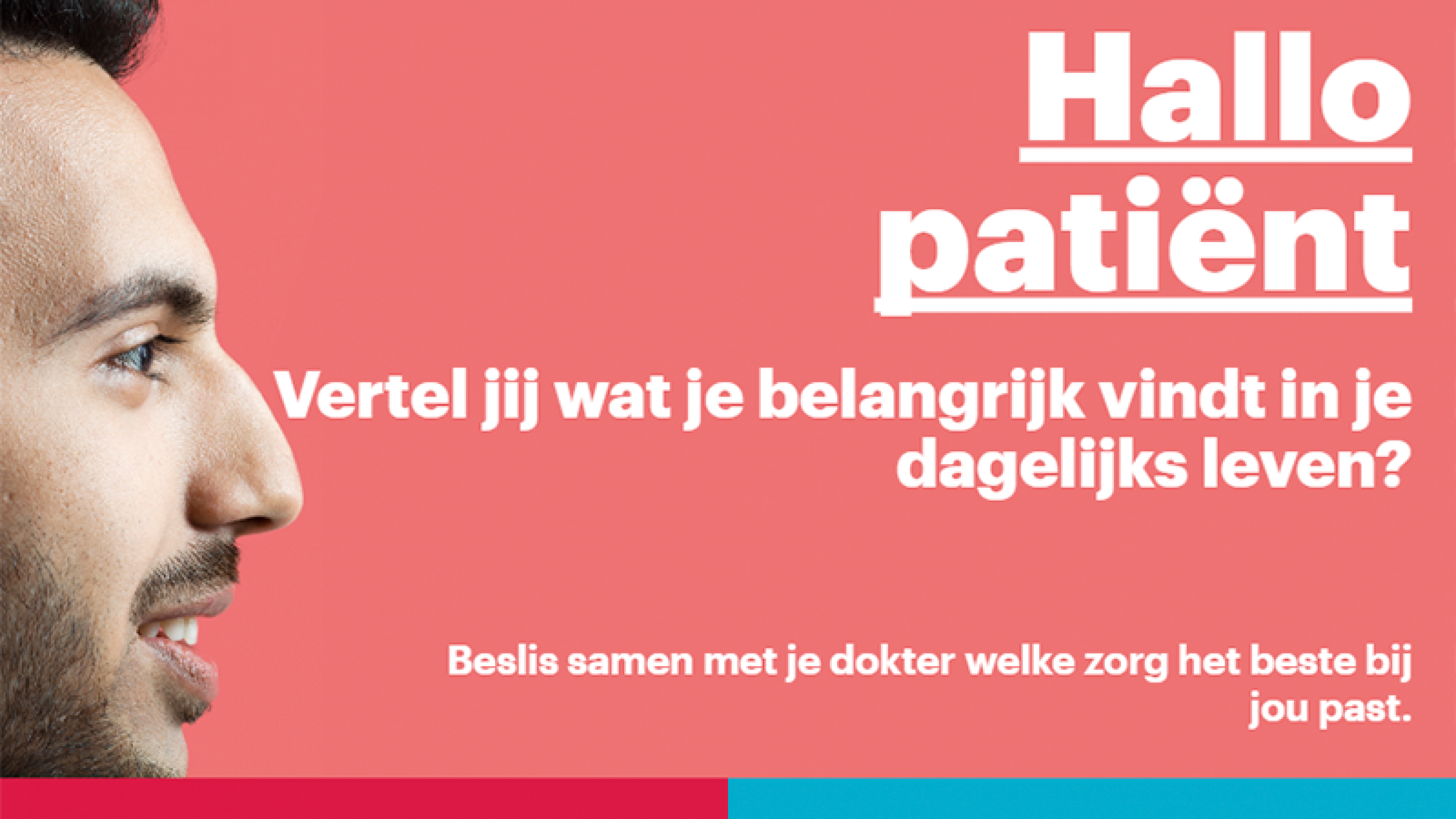 Hallo patiënt vertel jij wat je belangrijk vindt in je dagelijks leven?